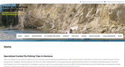 Desktop Screenshot of cranemountainguide.com